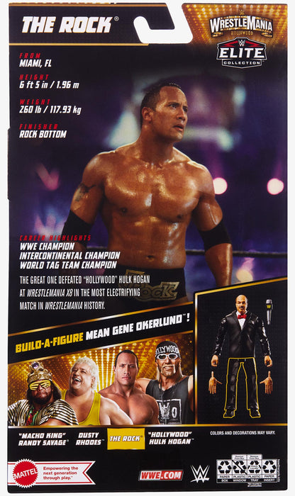 The Rock WWE WrestleMania 39 Elite Collection