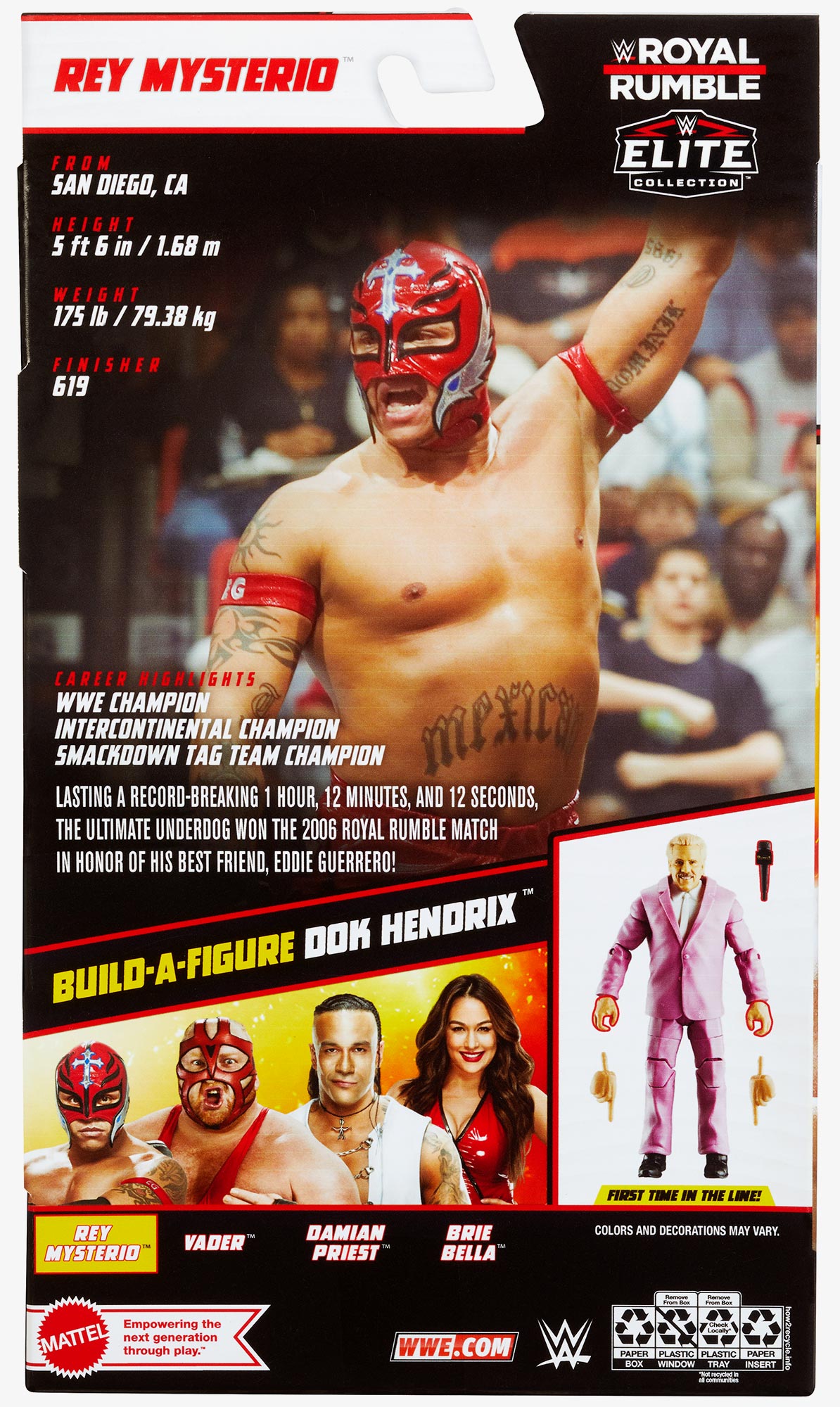 Rey Mysterio WWE Royal Rumble 2023 Elite Collection