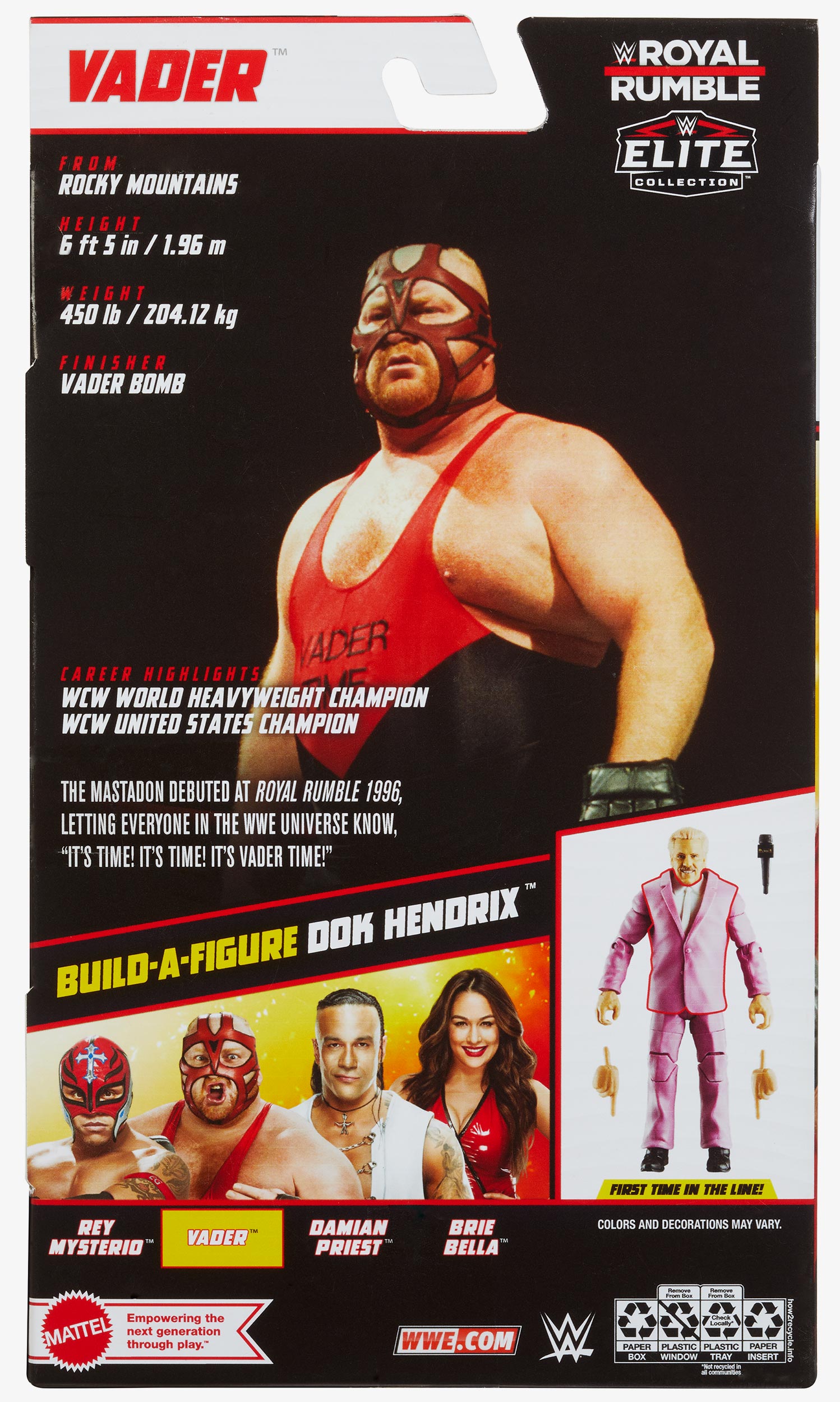 Vader WWE Royal Rumble 2023 Elite Collection