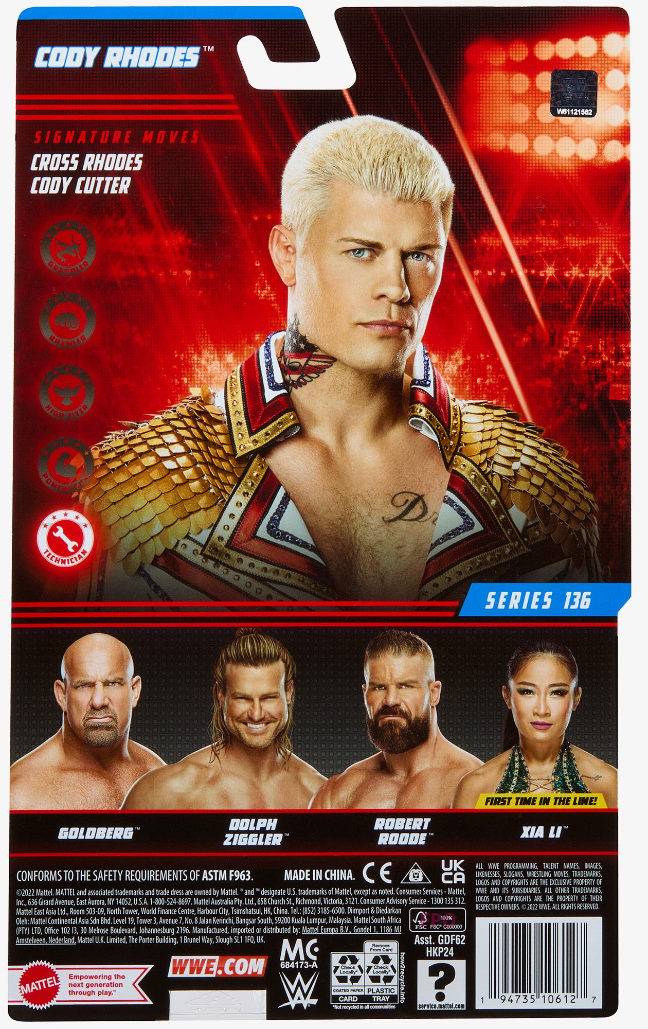 Cody Rhodes - WWE Basic Series #136