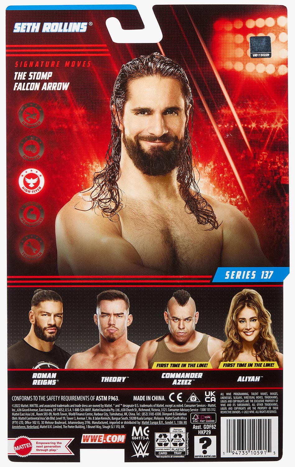 Seth Rollins - WWE Basic Series #137 Action Figure – wrestlingshop.com