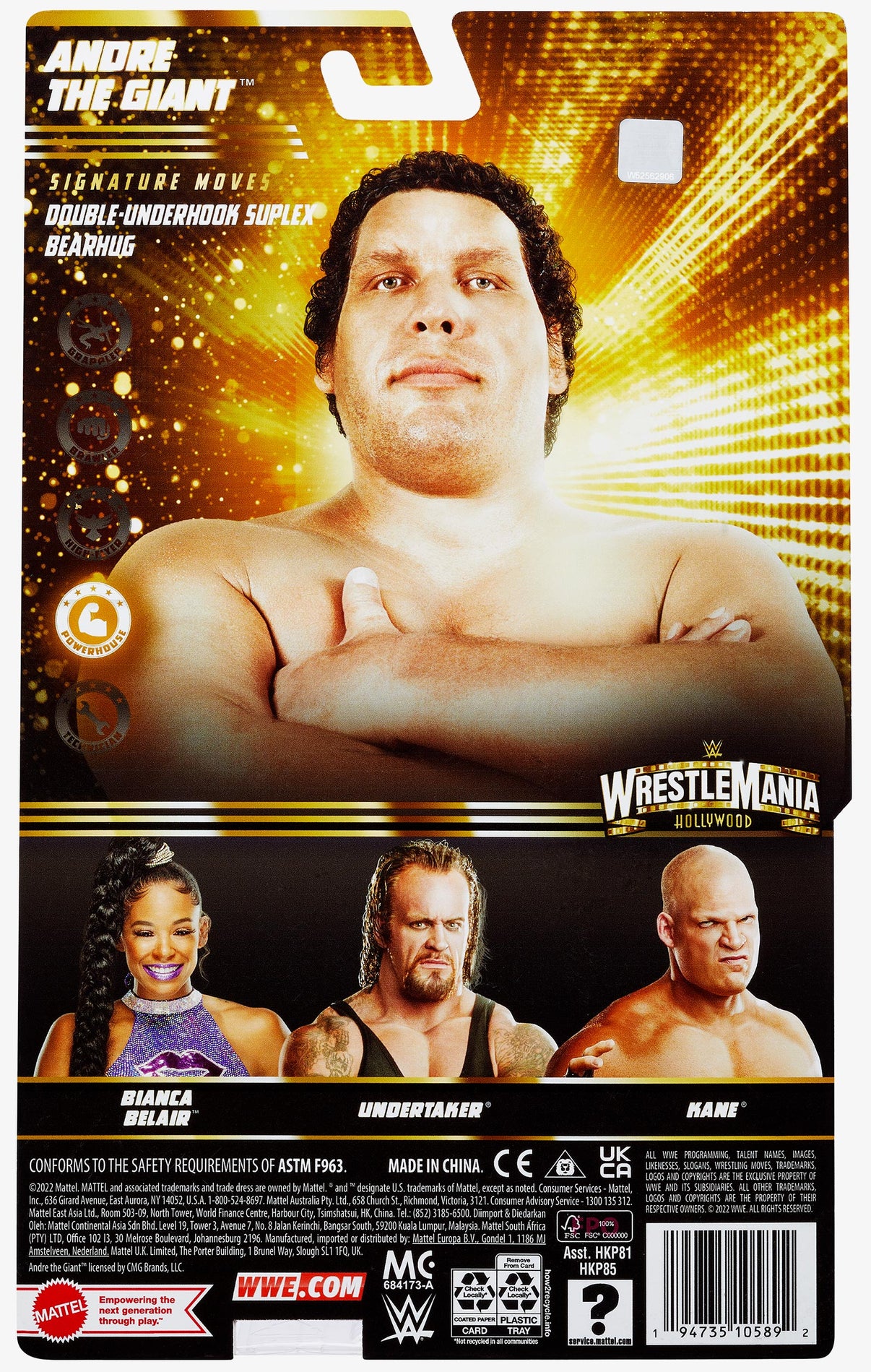 Andre The Giant WWE WrestleMania 39 Basic Series Action Figure