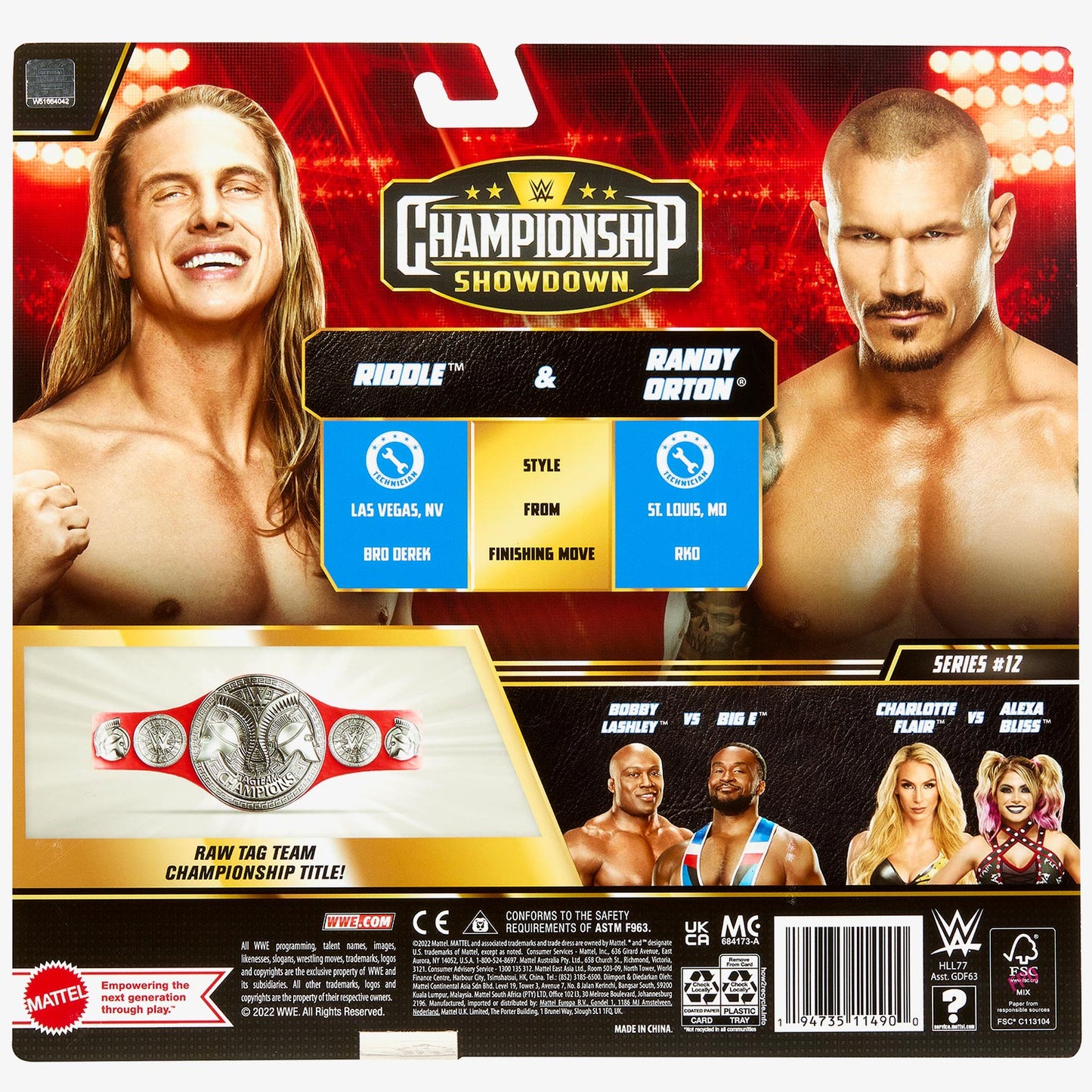 Riddle & Randy Orton - WWE Championship Showdown Two-Pack Series #12