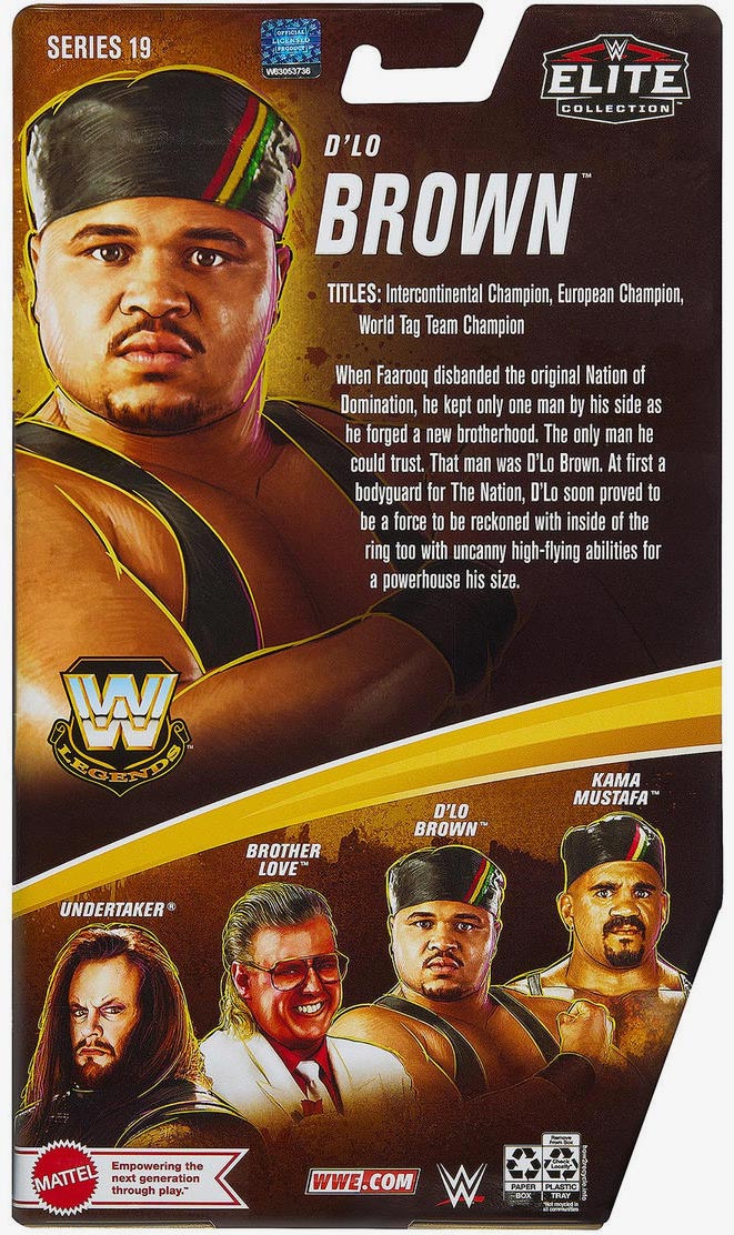 D Lo Brown WWE Legends Series #19 (Chase variant)