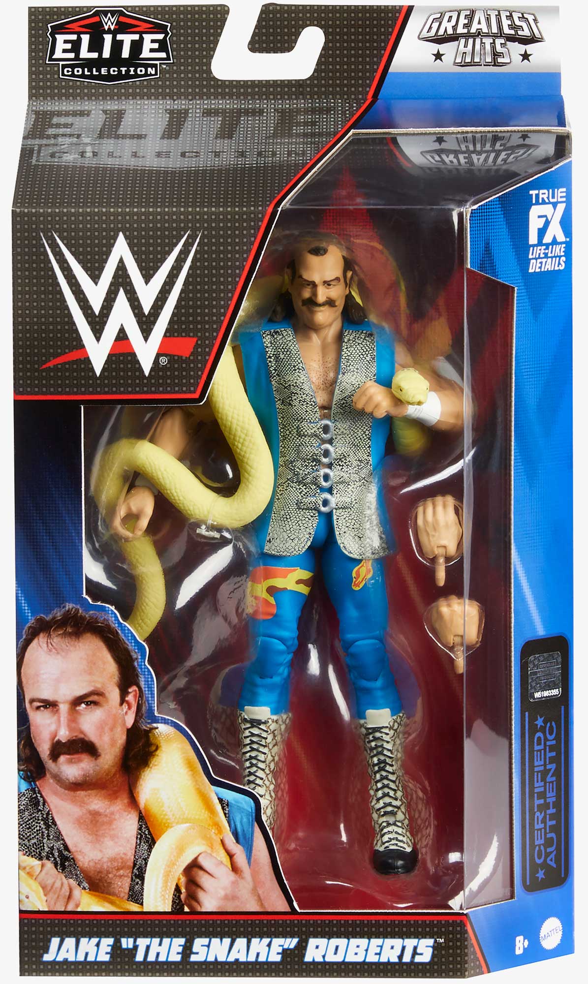 Jake The Snake Roberts WWE Elite Collection Greatest Hits Series #1 ...