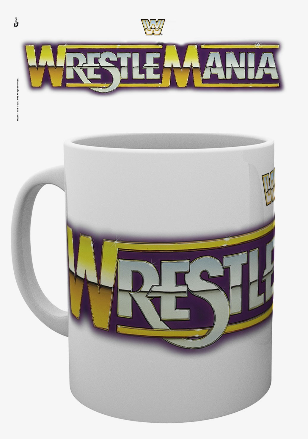 WrestleMania Classic Logo WWE 10 oz. Mug