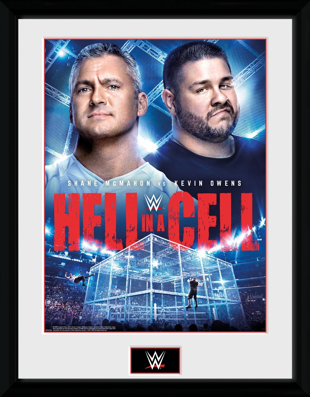 Hell in a Cell 2017 Framed Photo WWE Collector Print