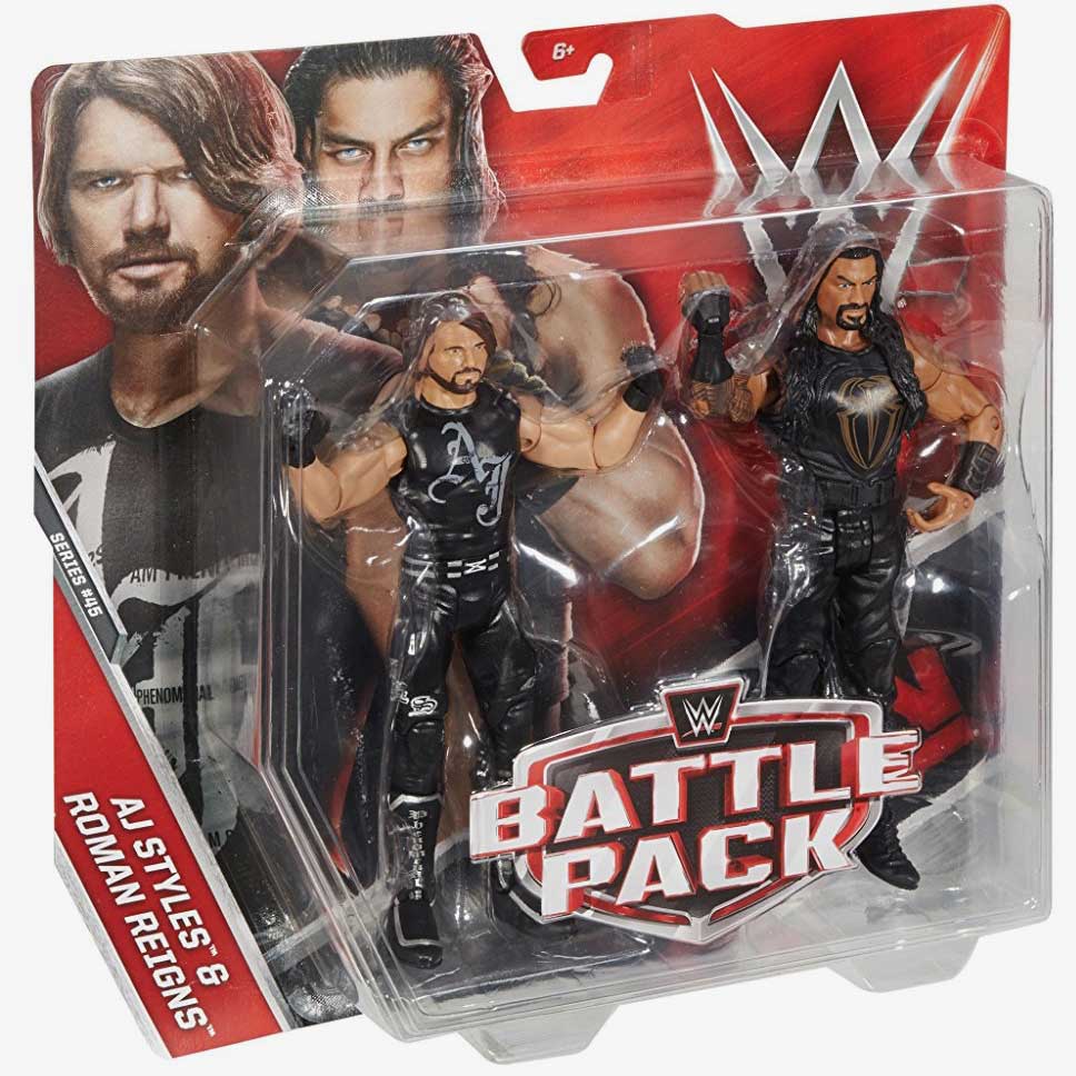 AJ Styles & Roman Reigns - WWE Battle Pack Series #45