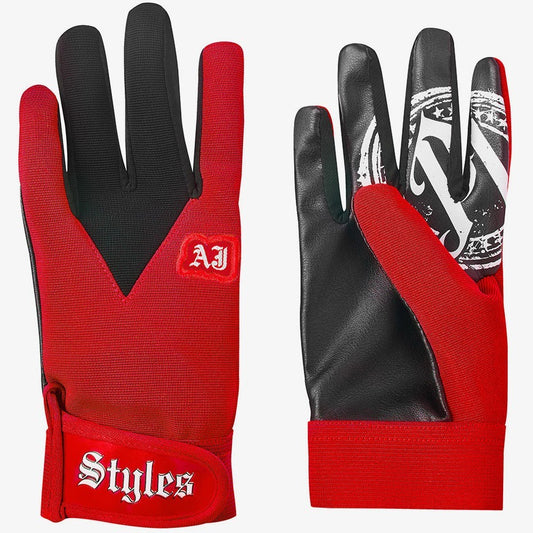 AJ Styles Red WWE Replica Gloves