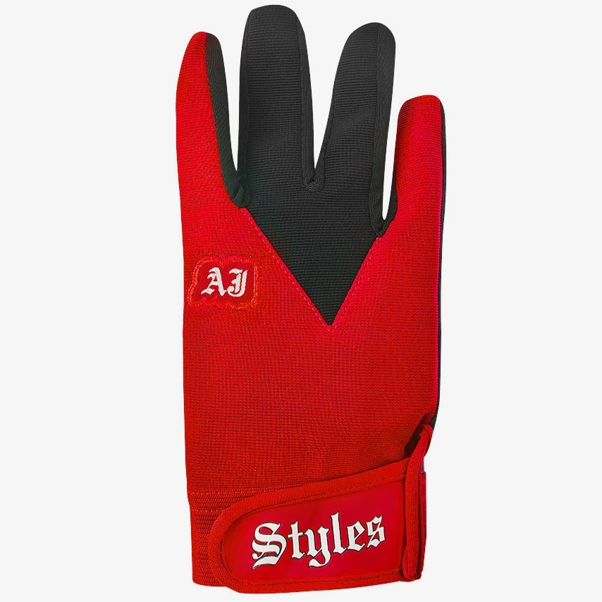 AJ Styles Red WWE Replica Gloves