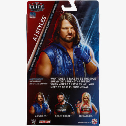 AJ Styles WWE Survivor Series 2018 Elite Collection Series