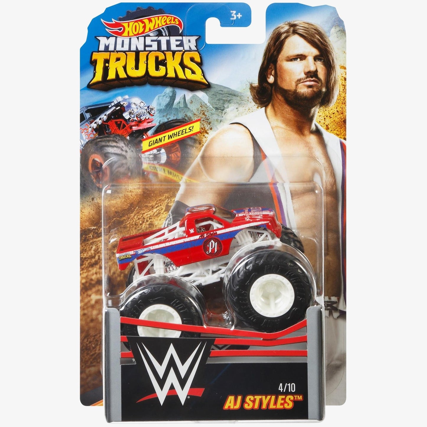 AJ Styles - Hot Wheels Monster Trucks WWE Die-Cast Collection