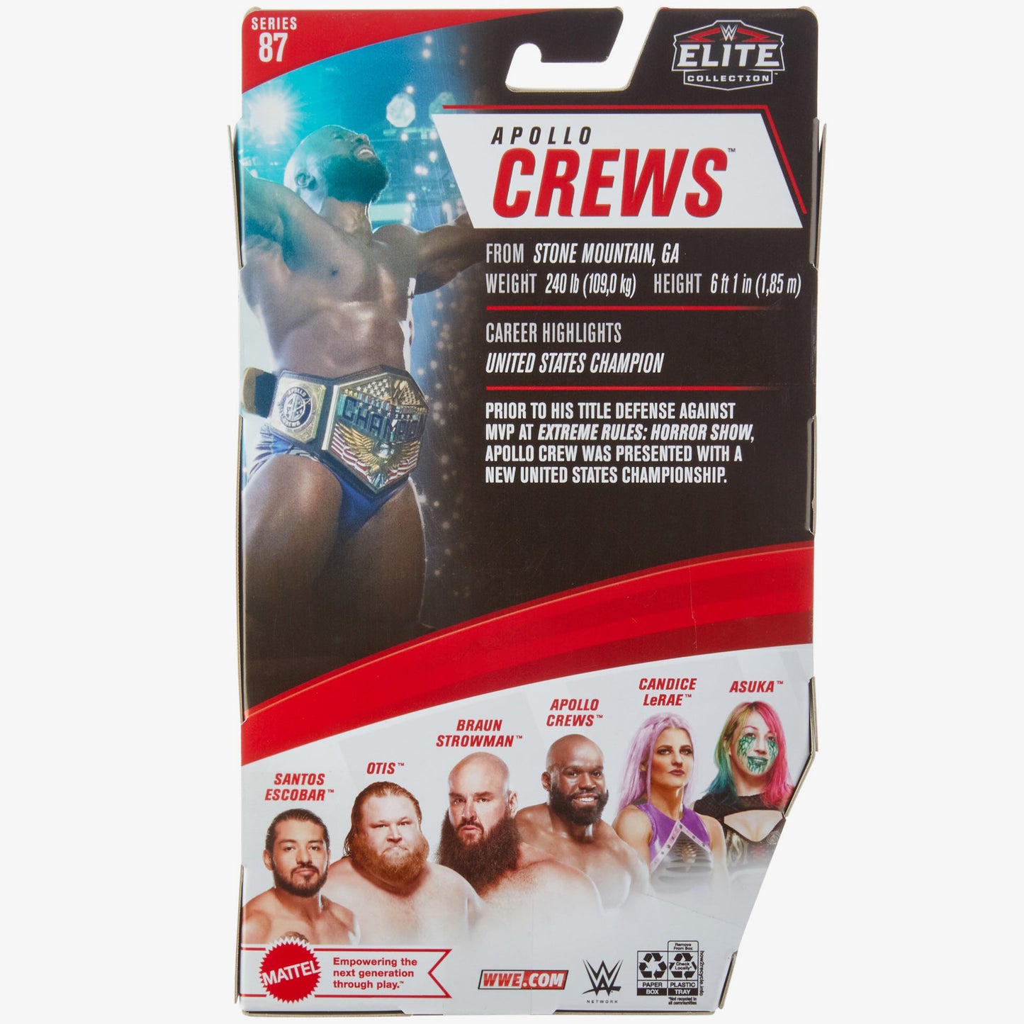 Apollo Crews WWE Elite Collection Series #87 (Chase variant)