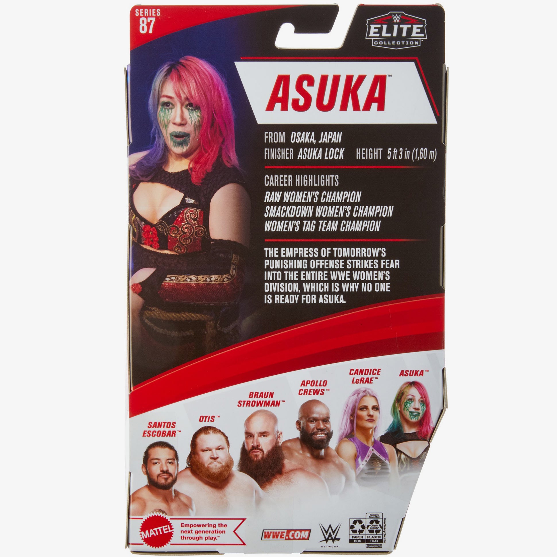Asuka WWE Elite Collection Series #87 Action Figure
