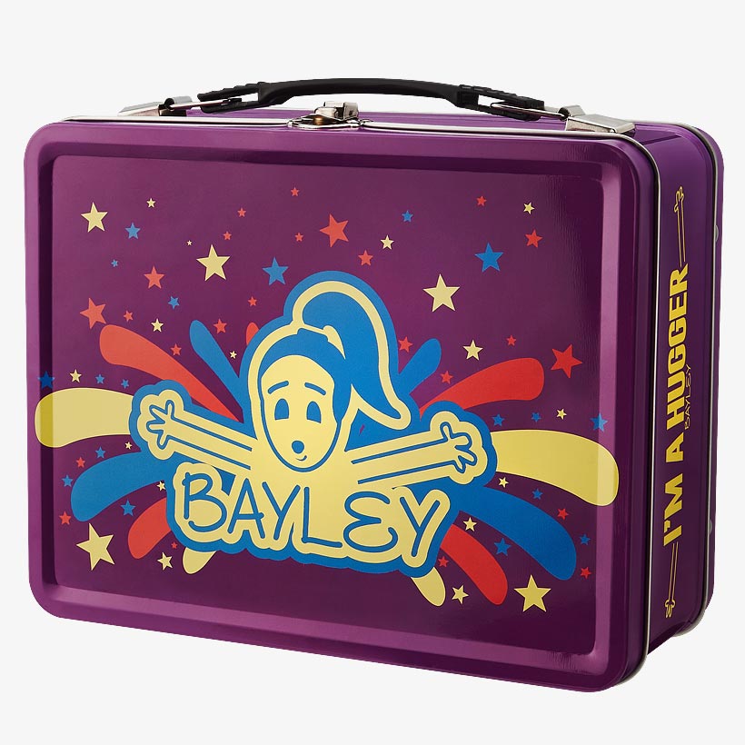 Bayley "I'm a Hugger" WWE Tin Lunch Box (Purple)