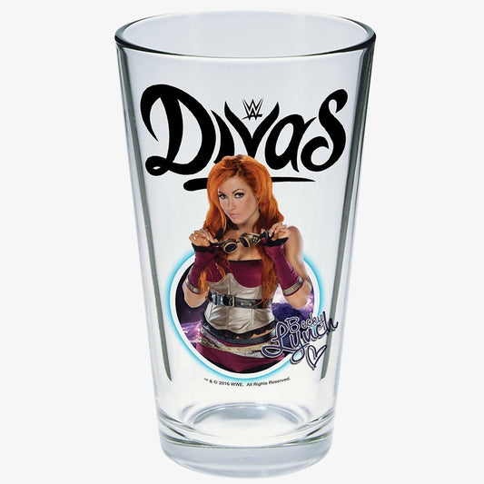 Becky Lynch WWE Toon Tumbler Pint Glass