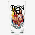 Bella Twins WWE Toon Tumbler Pint Glass