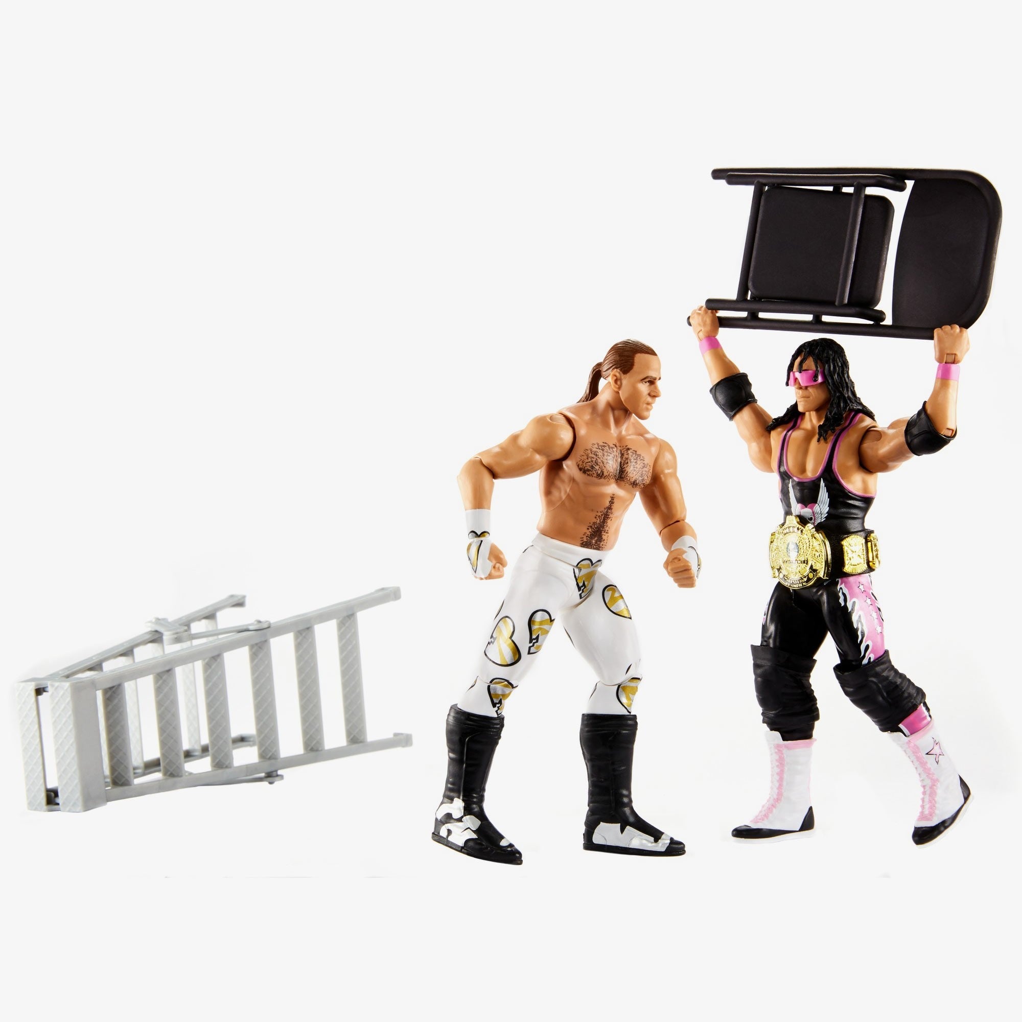 Shawn Michaels & Bret Hart WWE Hall of Champions Battlepack Series #2