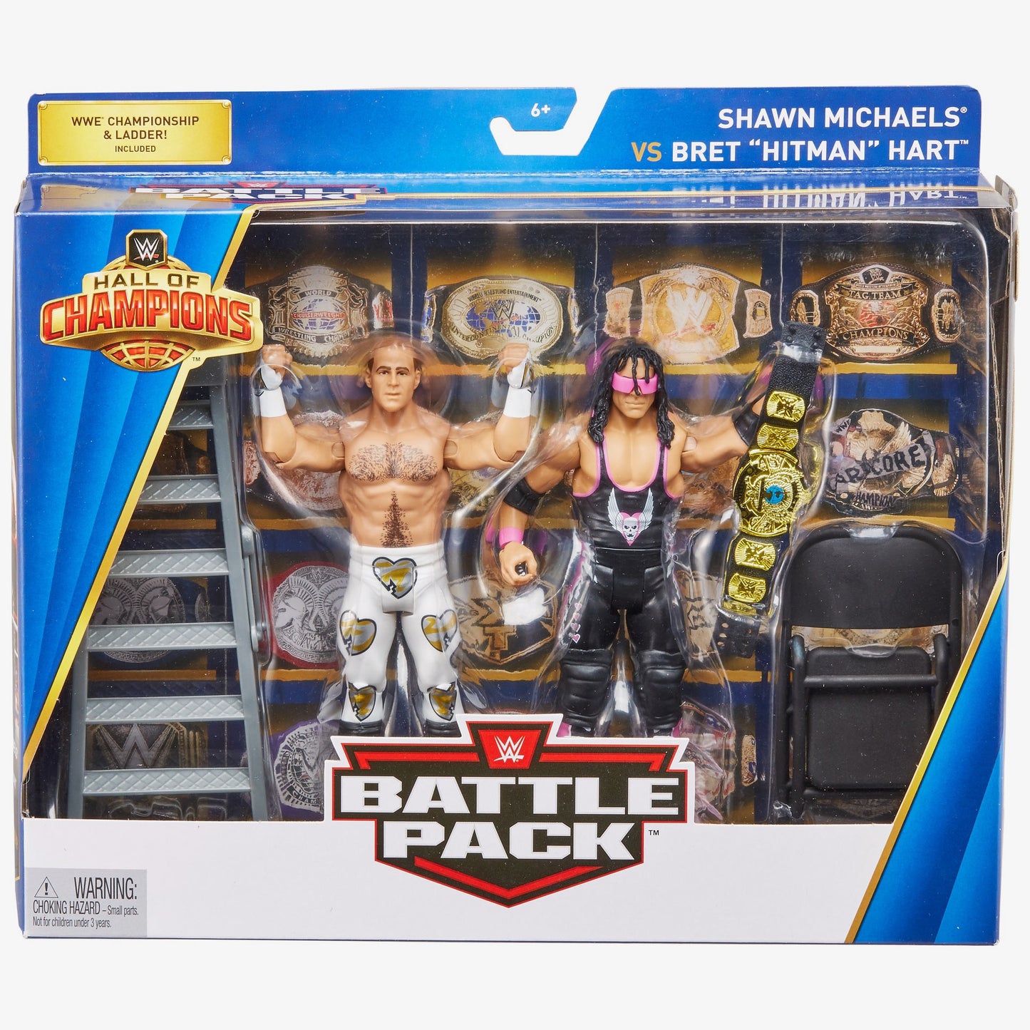 Shawn Michaels & Bret Hart WWE Hall of Champions Battlepack Series #2