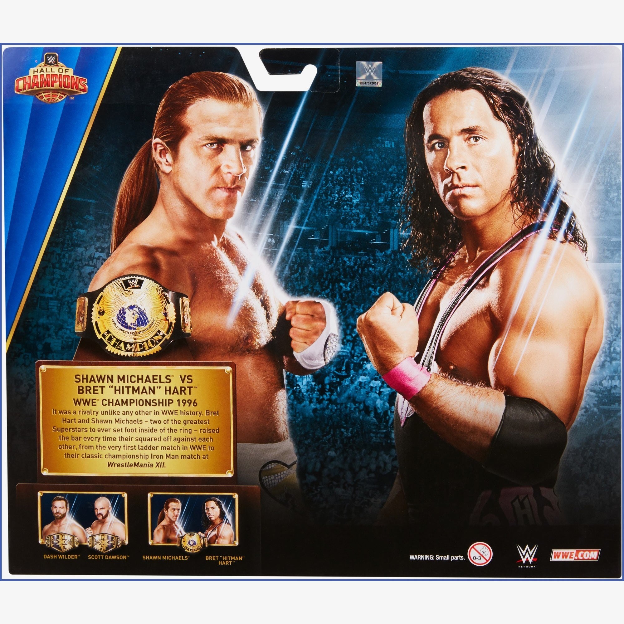 Shawn Michaels & Bret Hart WWE Hall of Champions Battlepack Series #2