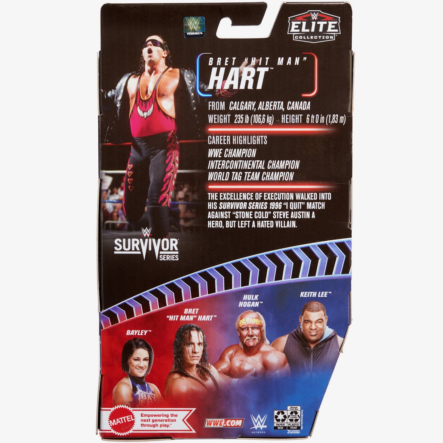 Bret Hit Man Hart WWE Survivor Series 2021 Elite Collection Series