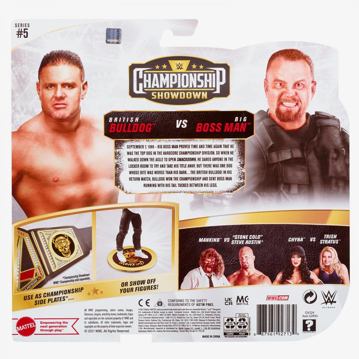 British Bulldog & Big Boss Man WWE Championship Showdown Series #5 (2-Pack)