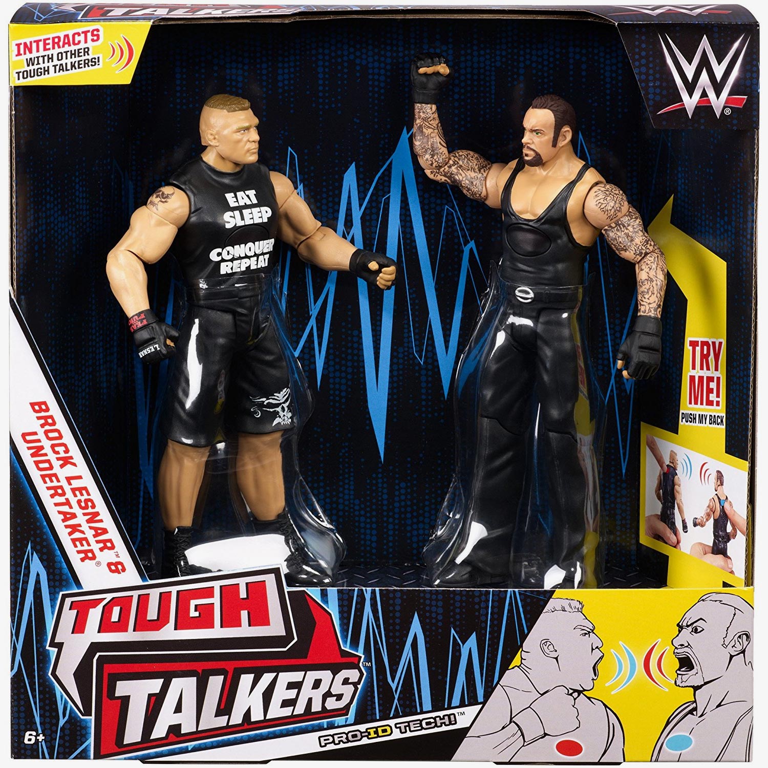 Brock Lesnar & The Undertaker WWE Tough Talkers Twin-Pack Series #1