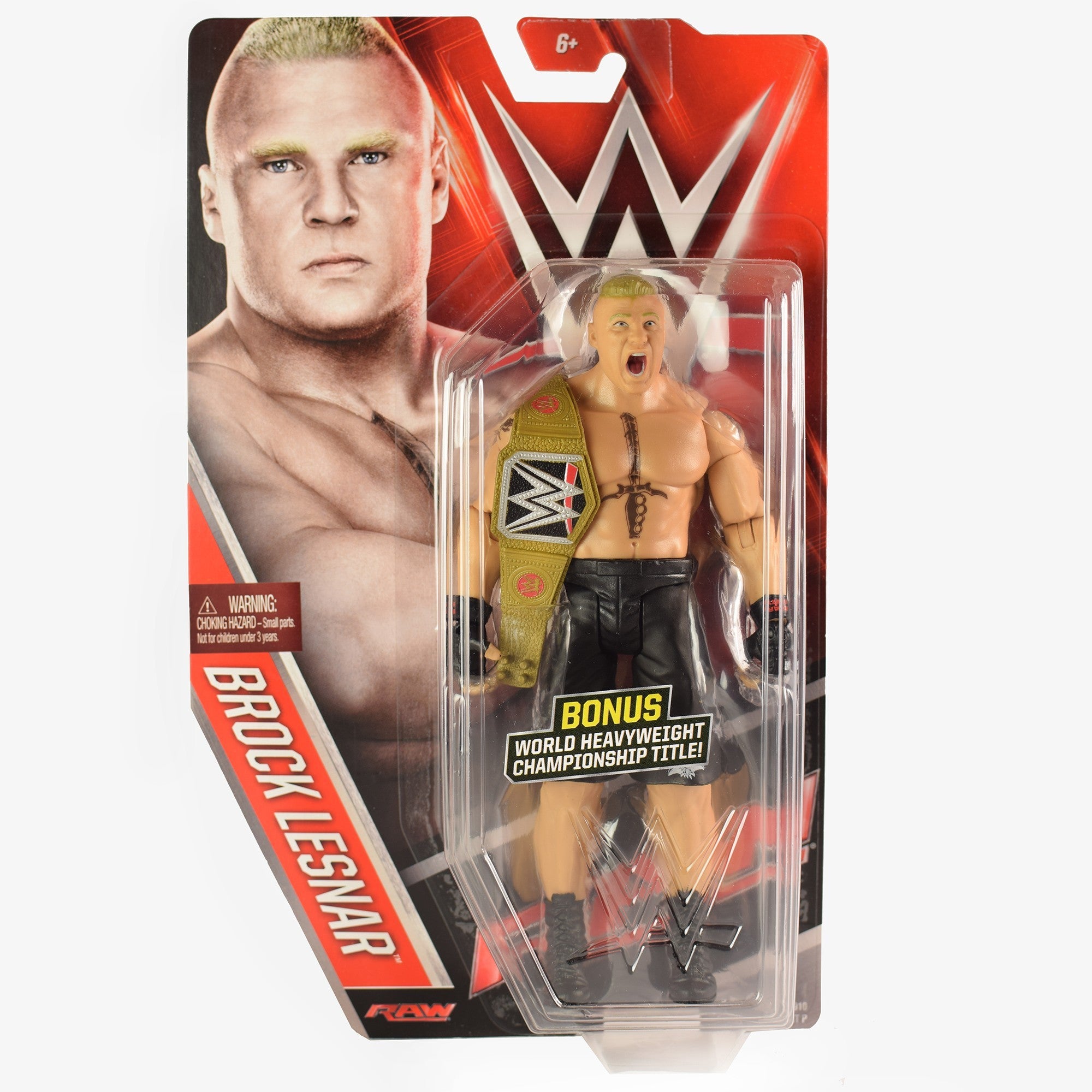 Brock Lesnar - WWE Basic Series #60 (With Bonus WWE Belt)