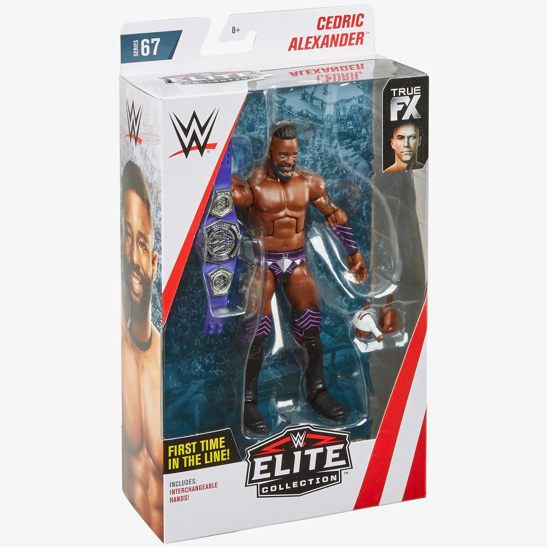 Wwe cedric alexander clearance action figure