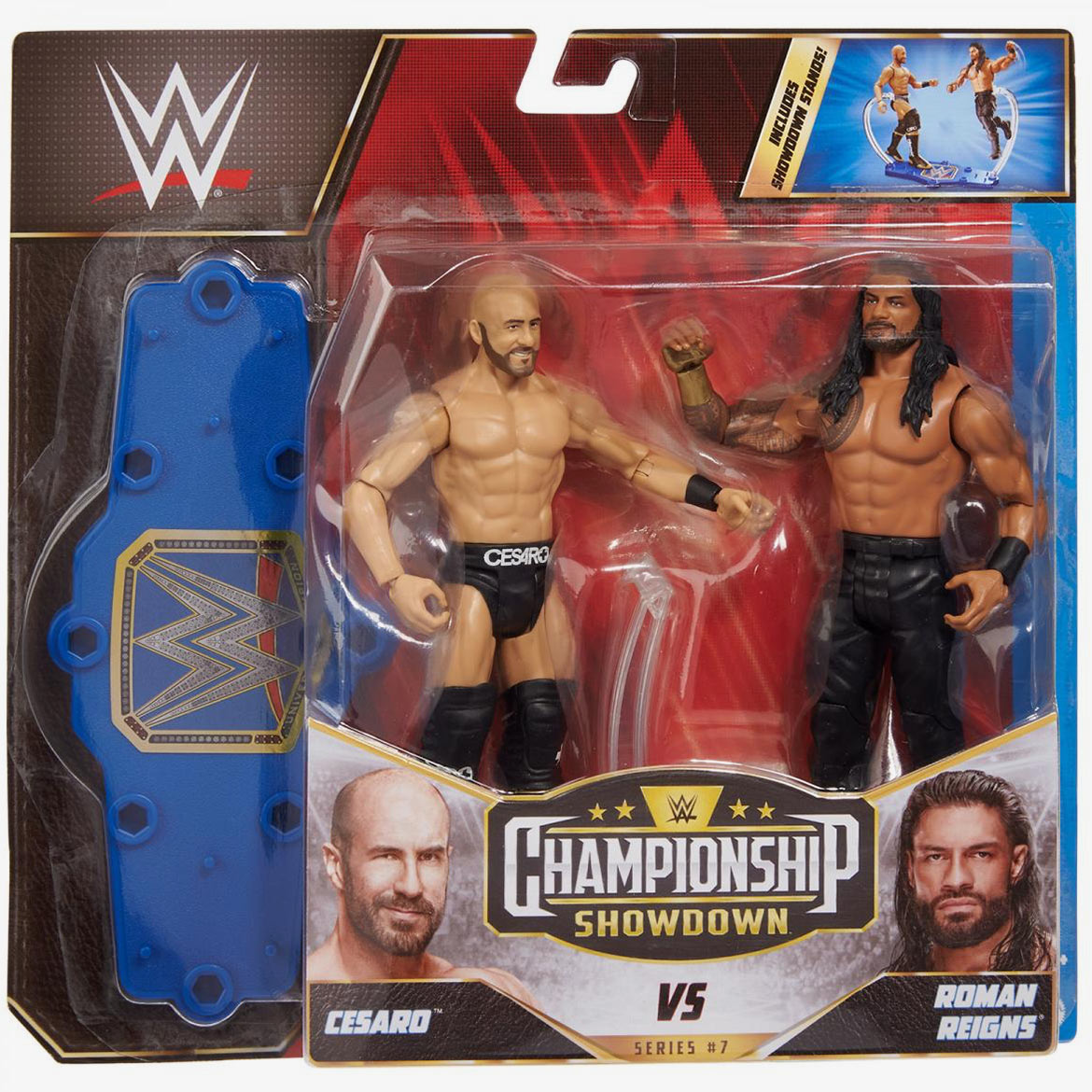 Cesaro & Roman Reigns - WWE Championship Showdown 2-Pack Series #7 ...
