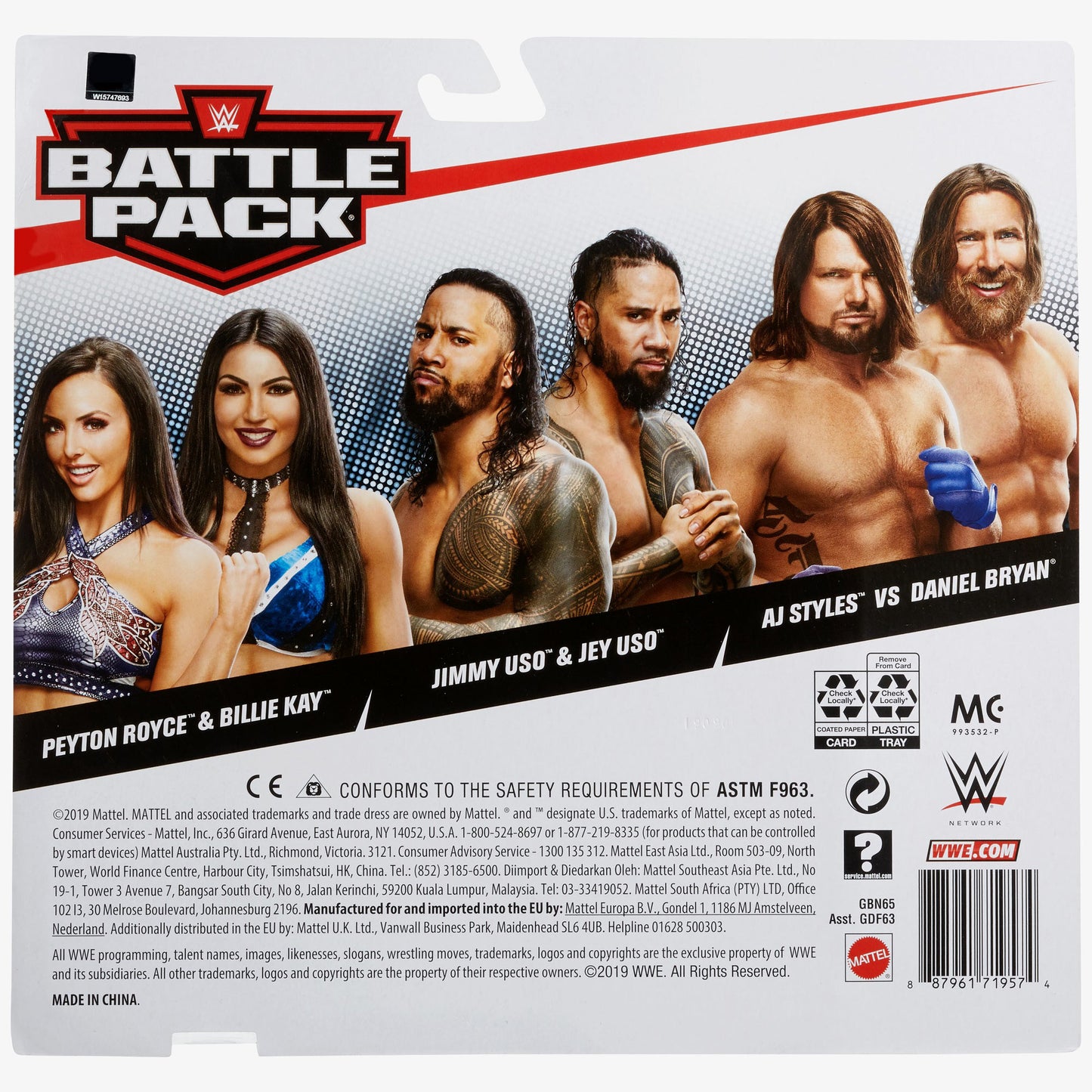 AJ Styles & Daniel Bryan - WWE Battle Pack Series #61