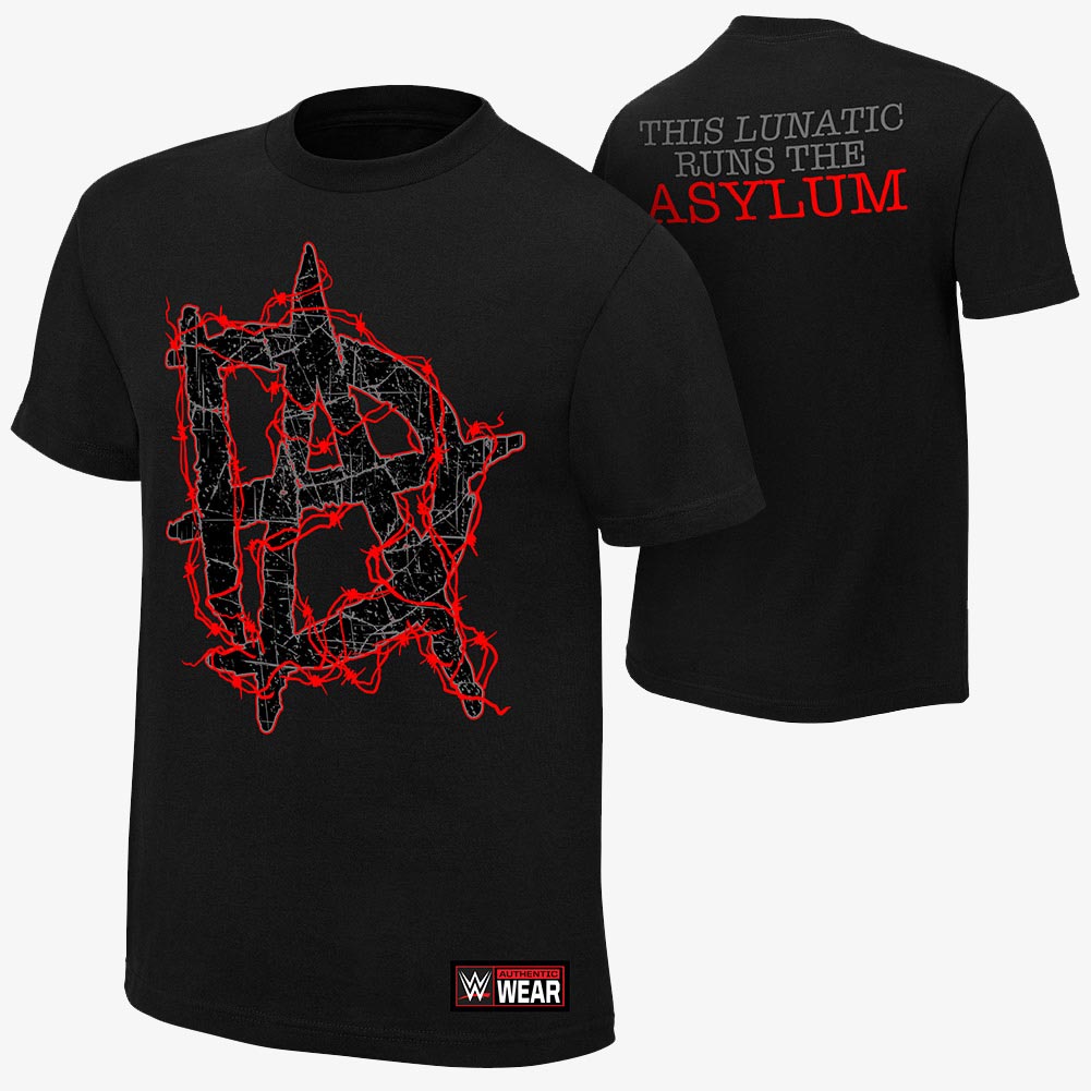 Dean Ambrose "This Lunatic Runs the Asylum" Authentic WWE T-Shirt