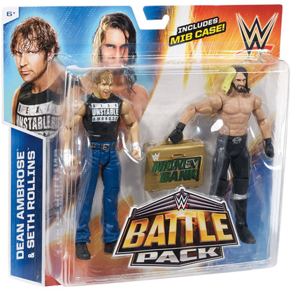 Dean Ambrose &amp; Seth Rollins - WWE Battle Pack Series #36 Action Figures