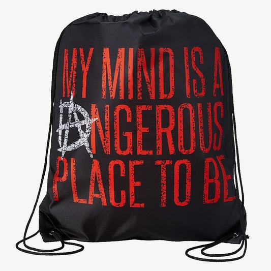 Dean Ambrose "My Mind is a Dangerous Place" WWE Drawstring Bag