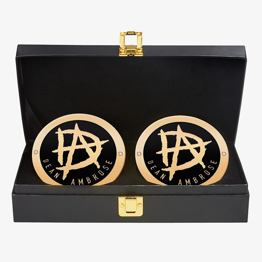 Dean Ambrose WWE World Heavyweight Championship Side Plates