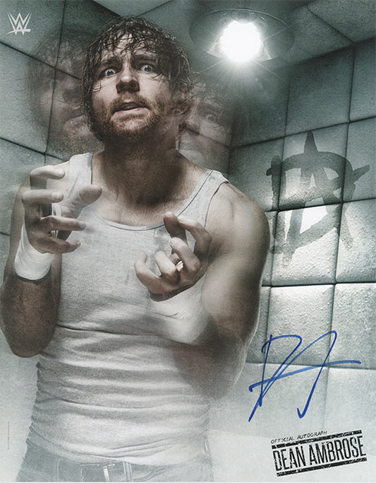 Dean Ambrose Hand Signed Official WWE Photo