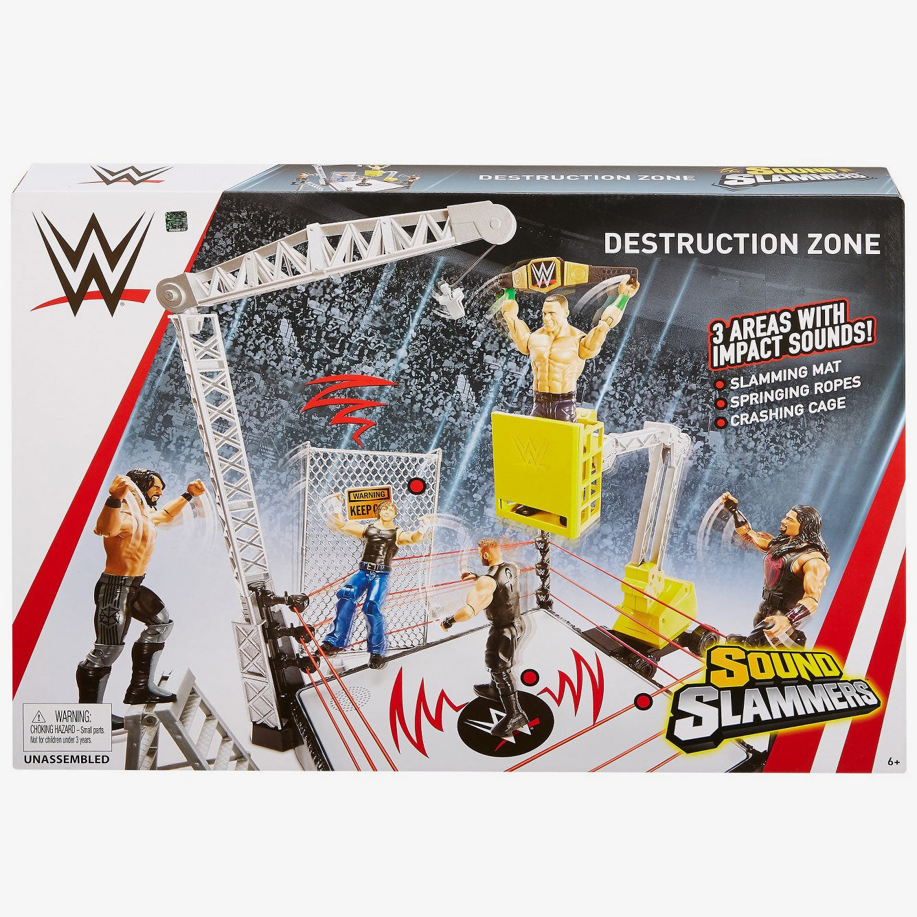 WWE Destruction Zone Ring Playset