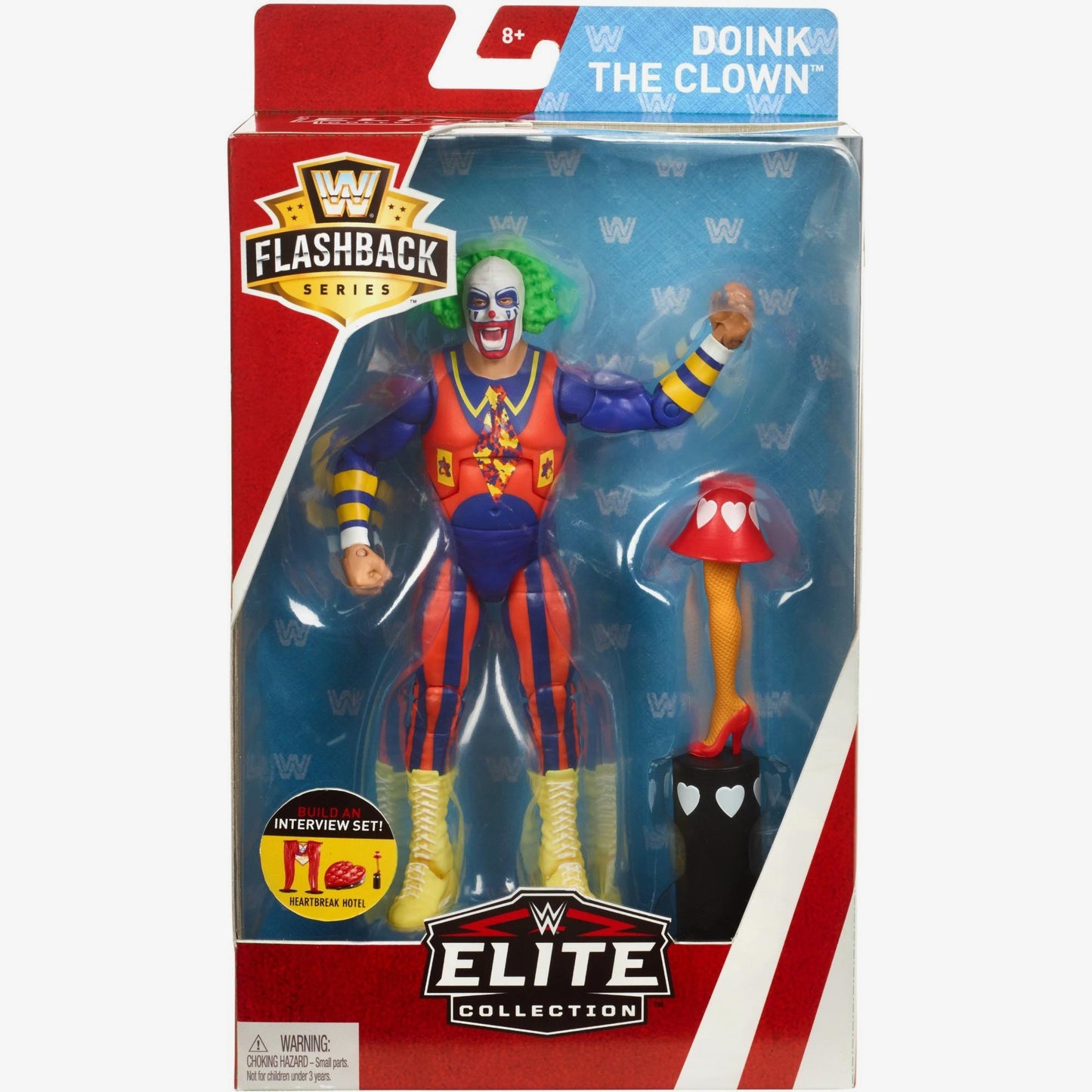 Doink the Clown - WWE Flashback Elite Series #2 (Build a Heartbreak Hotel Set)