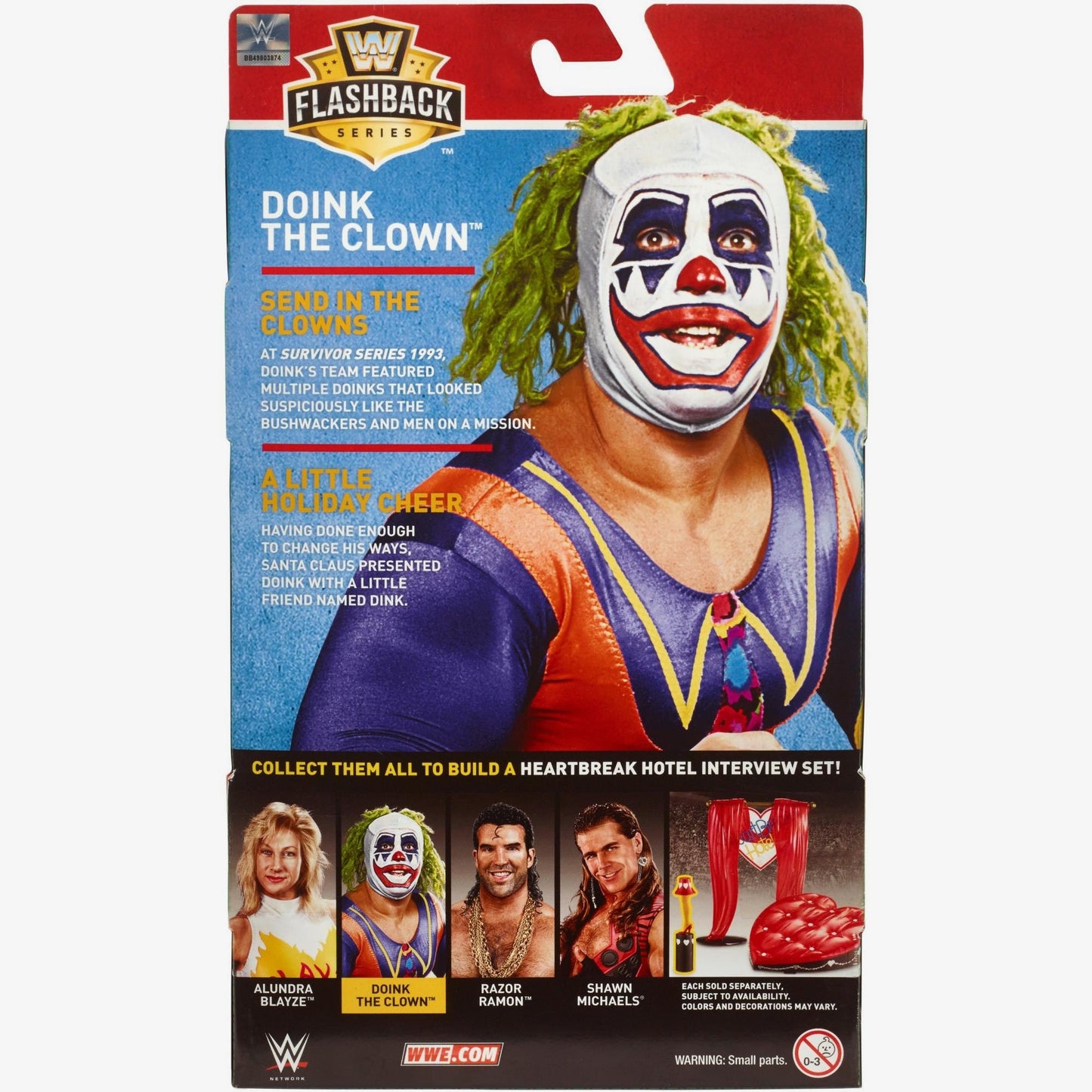 Doink the Clown - WWE Flashback Elite Series #2 (Build a Heartbreak Hotel Set)