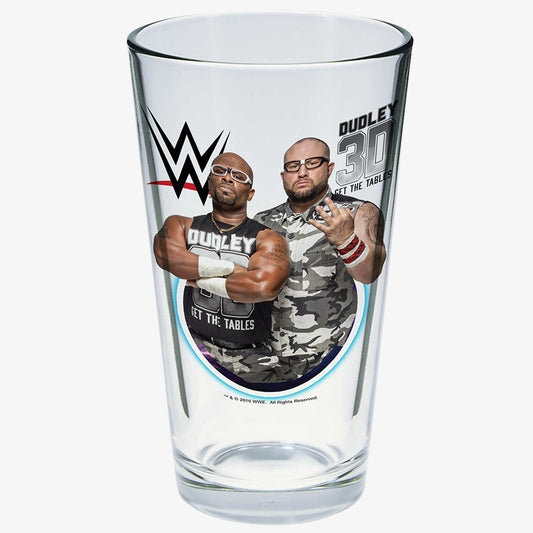 Dudley Boyz WWE Toon Tumbler Pint Glass