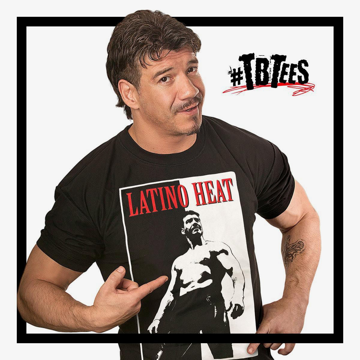 Eddie Guerrero - Addicted to Heat - Mens WWE Retro T-Shirt