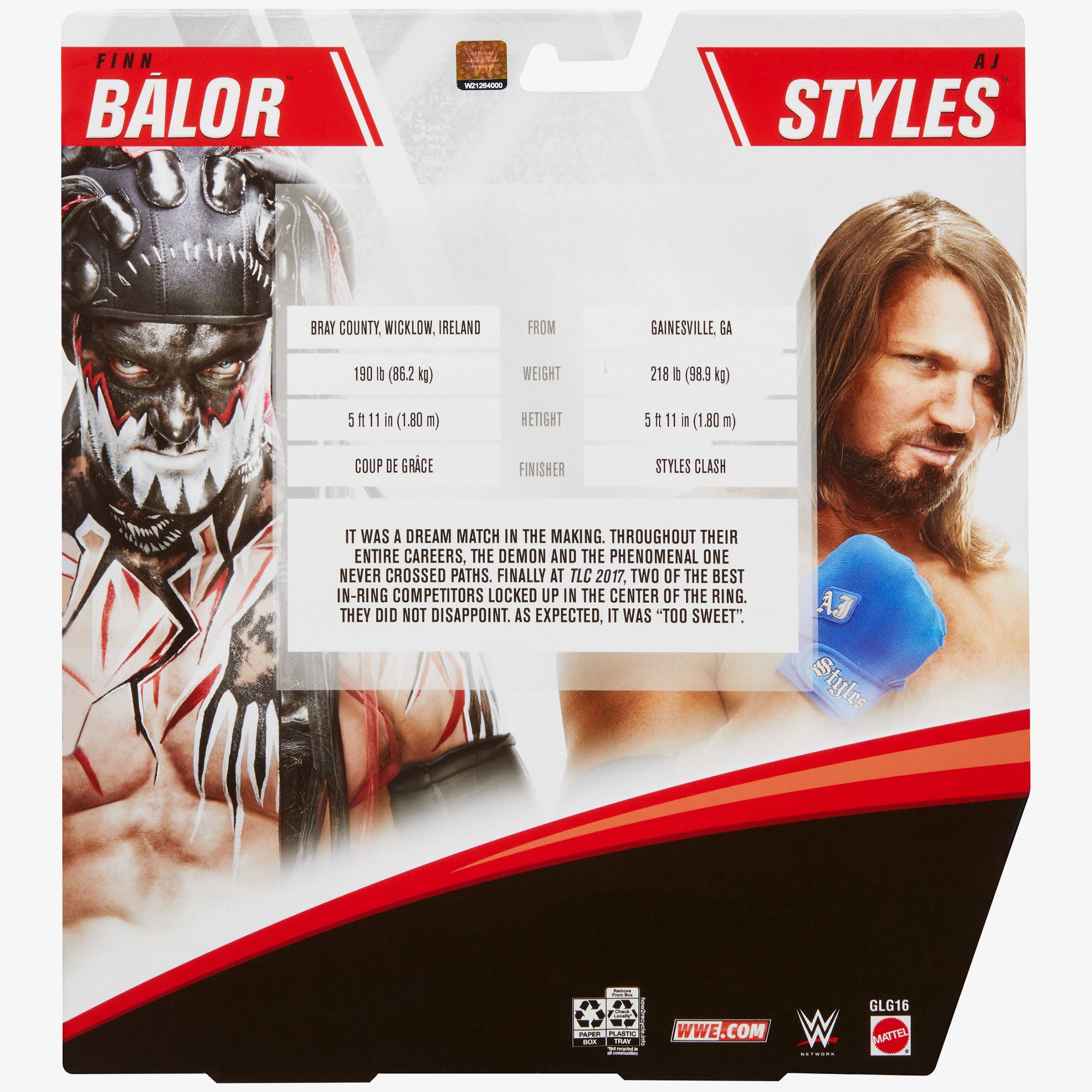 Finn Balor & AJ Styles WWE Elite Collection 2-Pack Series