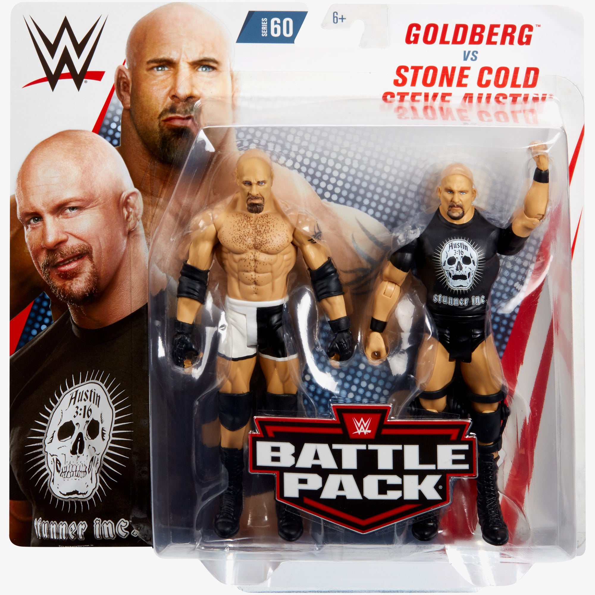 Goldberg Stone Cold Steve Austin WWE Battle Pack Series 60 wrestlingshop