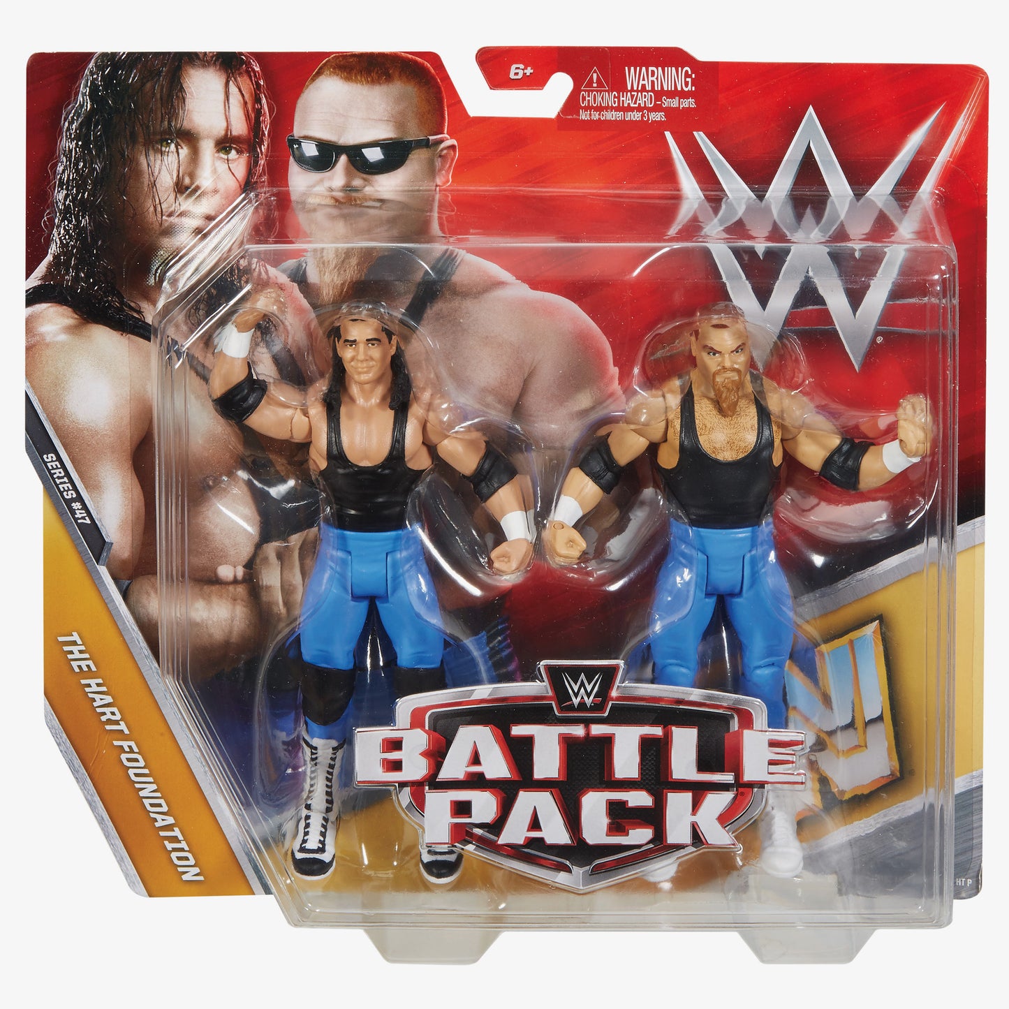 Bret Hart & Jim Neidhart (Hart Foundation) - WWE Battle Pack Series #47