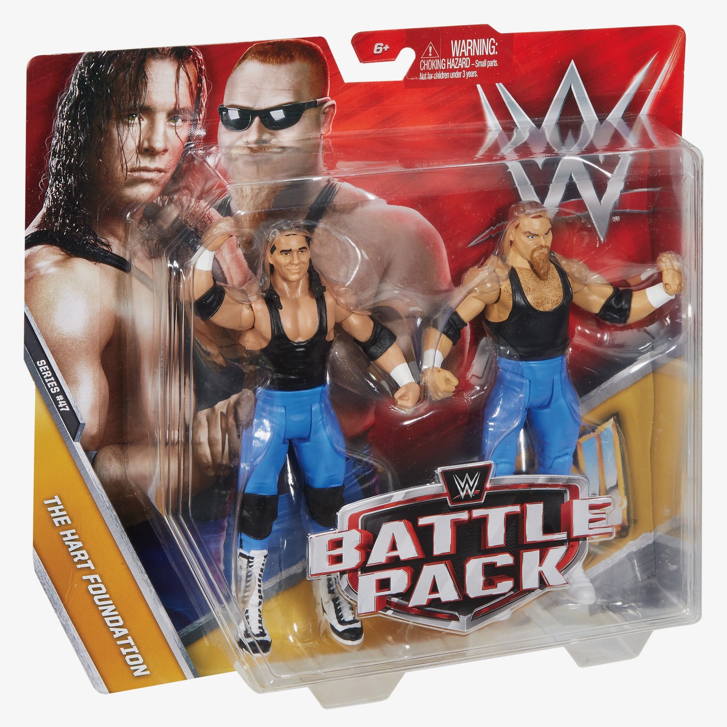 Bret Hart & Jim Neidhart (Hart Foundation) - WWE Battle Pack Series #47