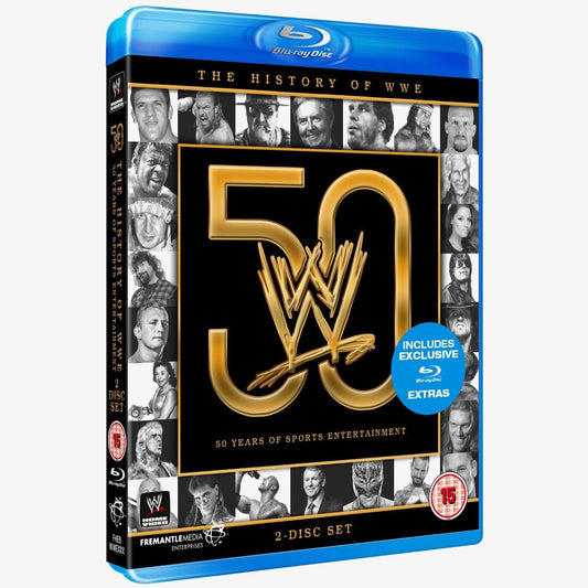 The History of WWE: 50 Years of Sports Entertainment Blu-ray