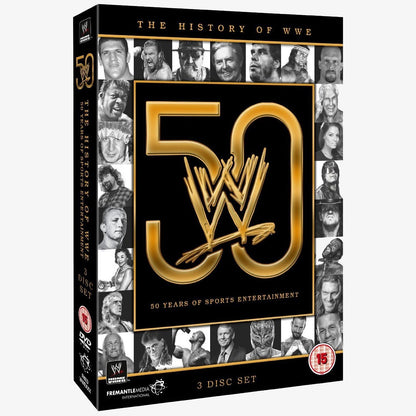 The History of WWE: 50 Years of Sports Entertainment DVD