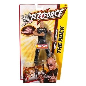 The Rock "Hook Throwin" WWE Flexforce Action Figure