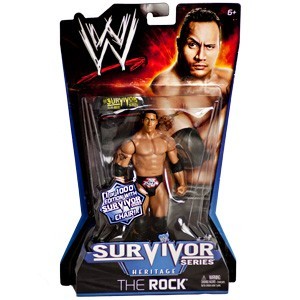 The Rock (1 of 1000)  WWE Survivor Series Heritage - Pay Per View Series #11 Figure