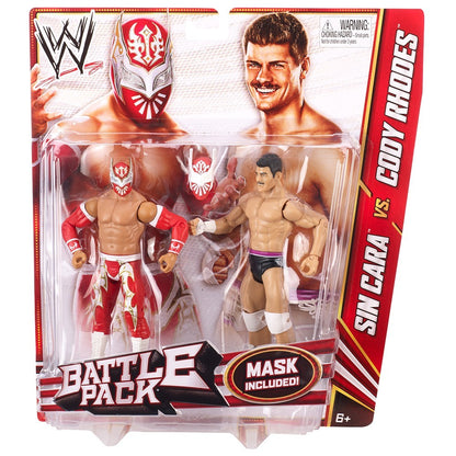 Sin Cara & Cody Rhodes - WWE Battle Pack Series #23 Action Figures